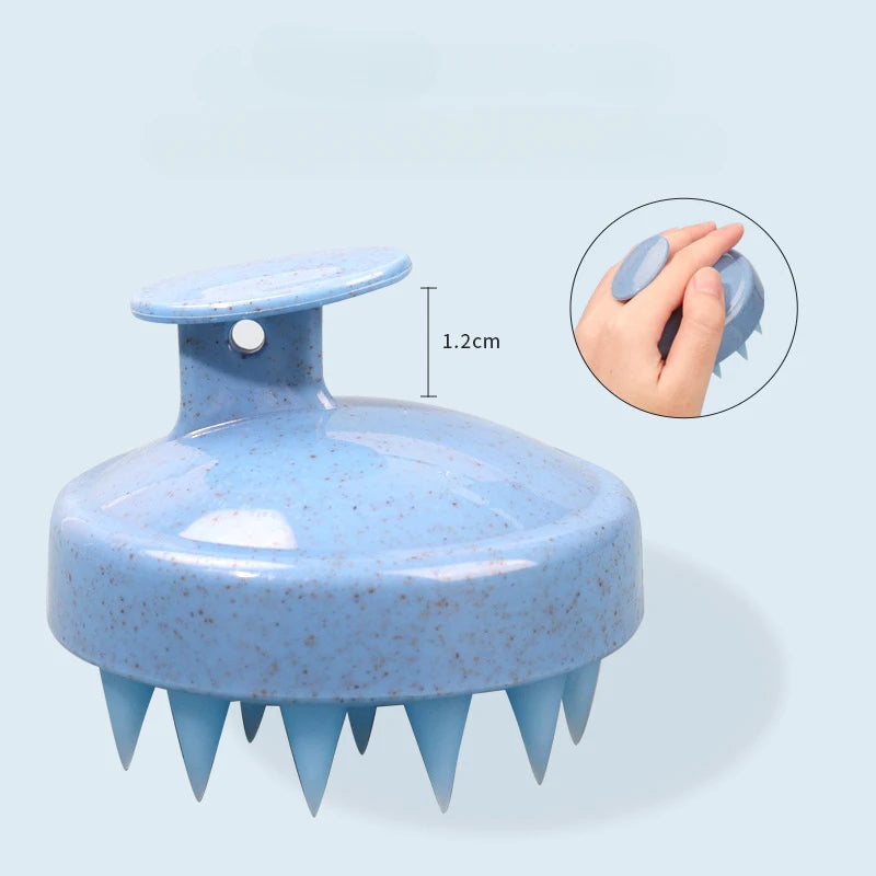 Escova de shampoo de silicone