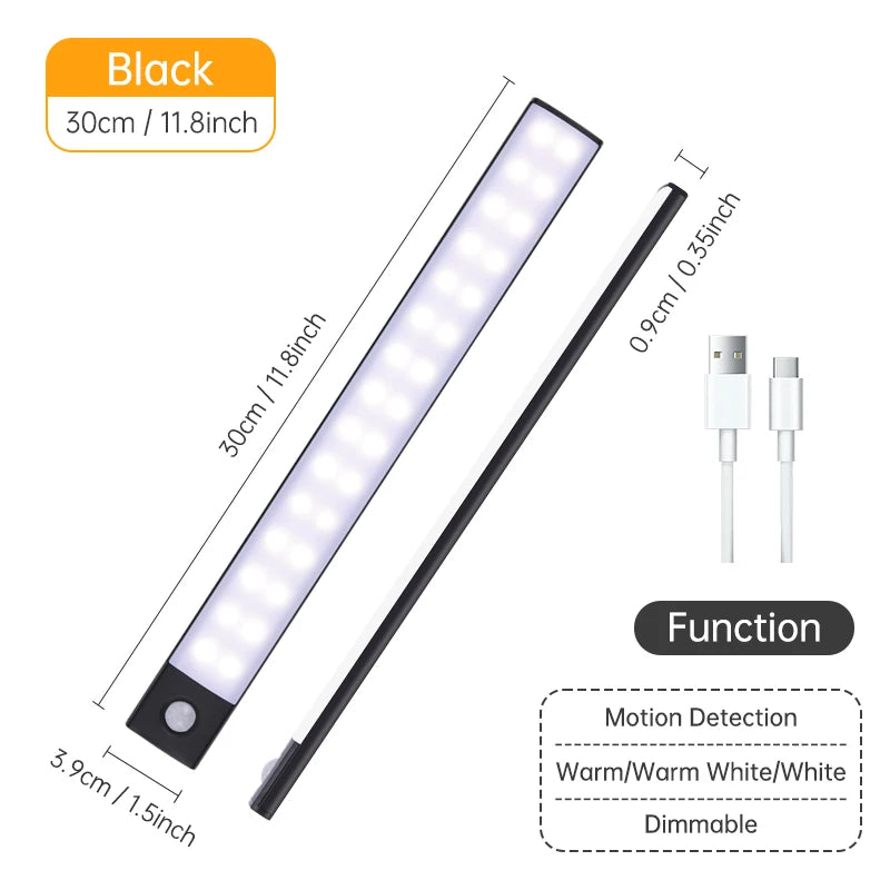Luz noturna led sem fio