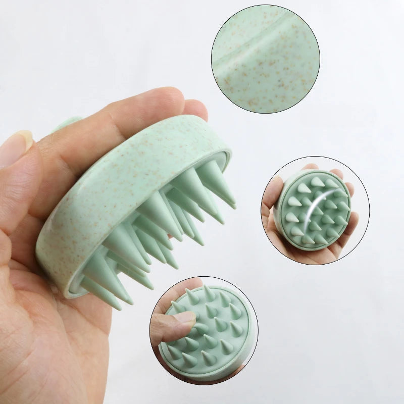 Escova de shampoo de silicone