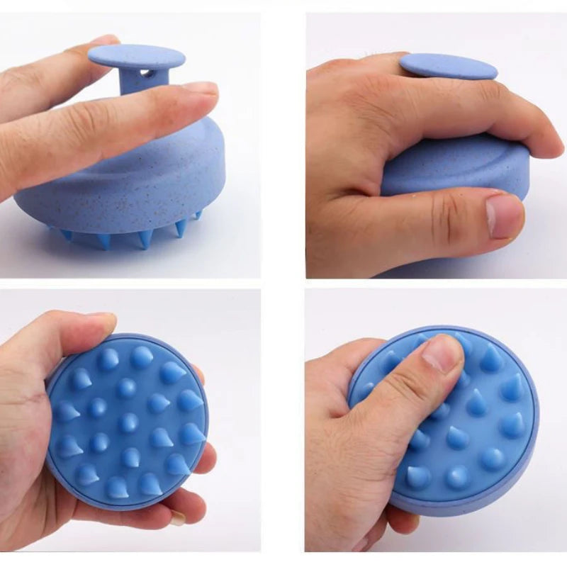 Escova de shampoo de silicone