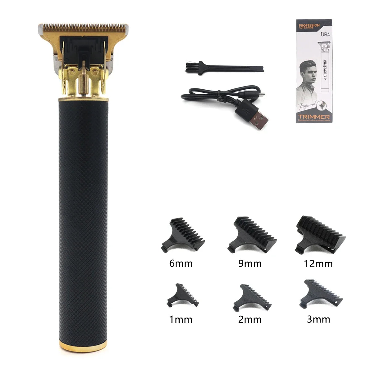 Máquina vintage t9 portátil recarregável