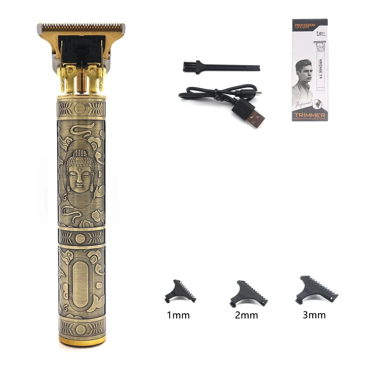 Máquina vintage t9 portátil recarregável